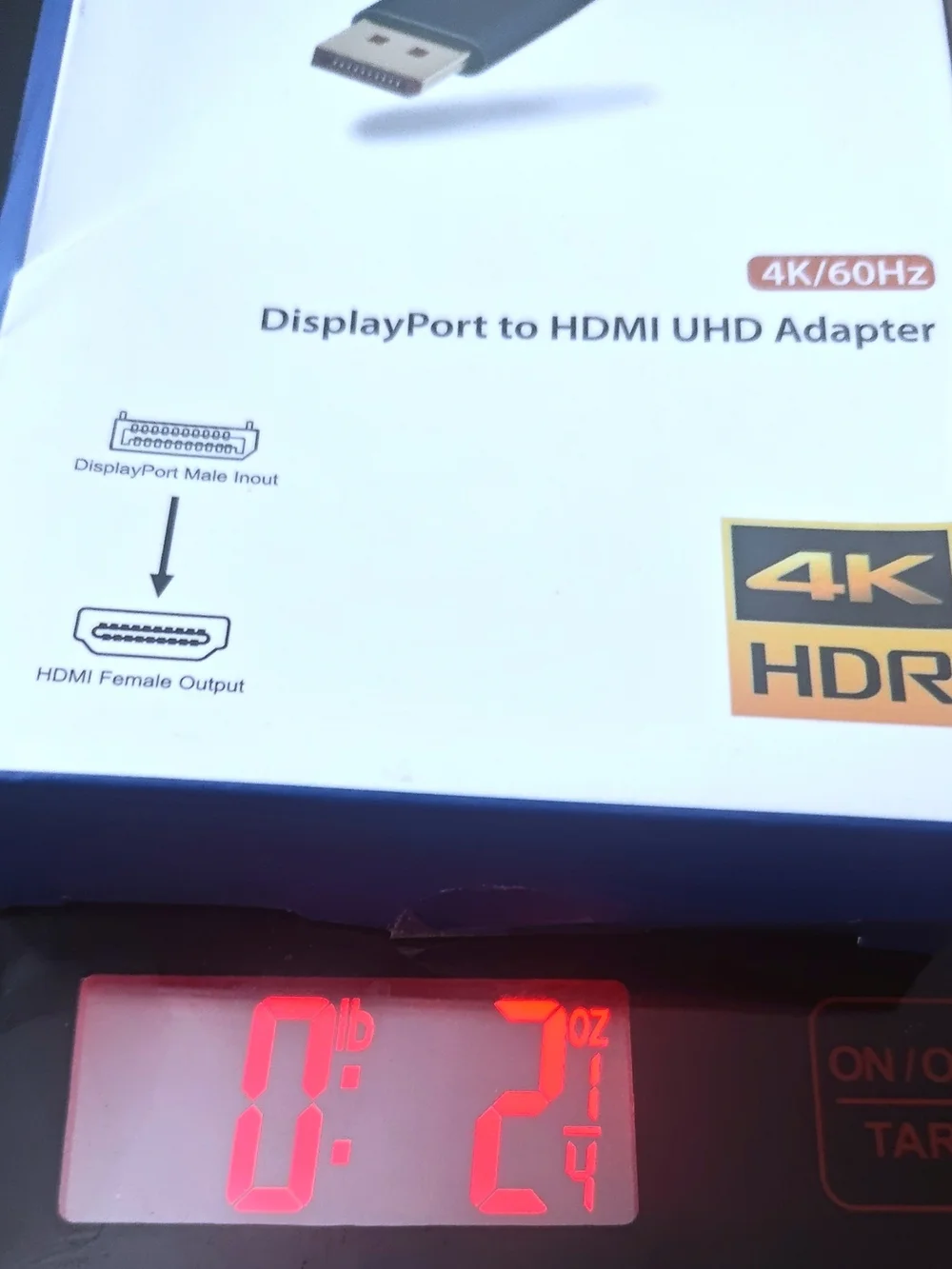 Black DisplayPort to HDMI 4K HDMI Adapter (HopeRoad)